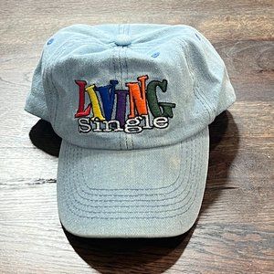 Vintage Living Single Light-Blue Denim Hat